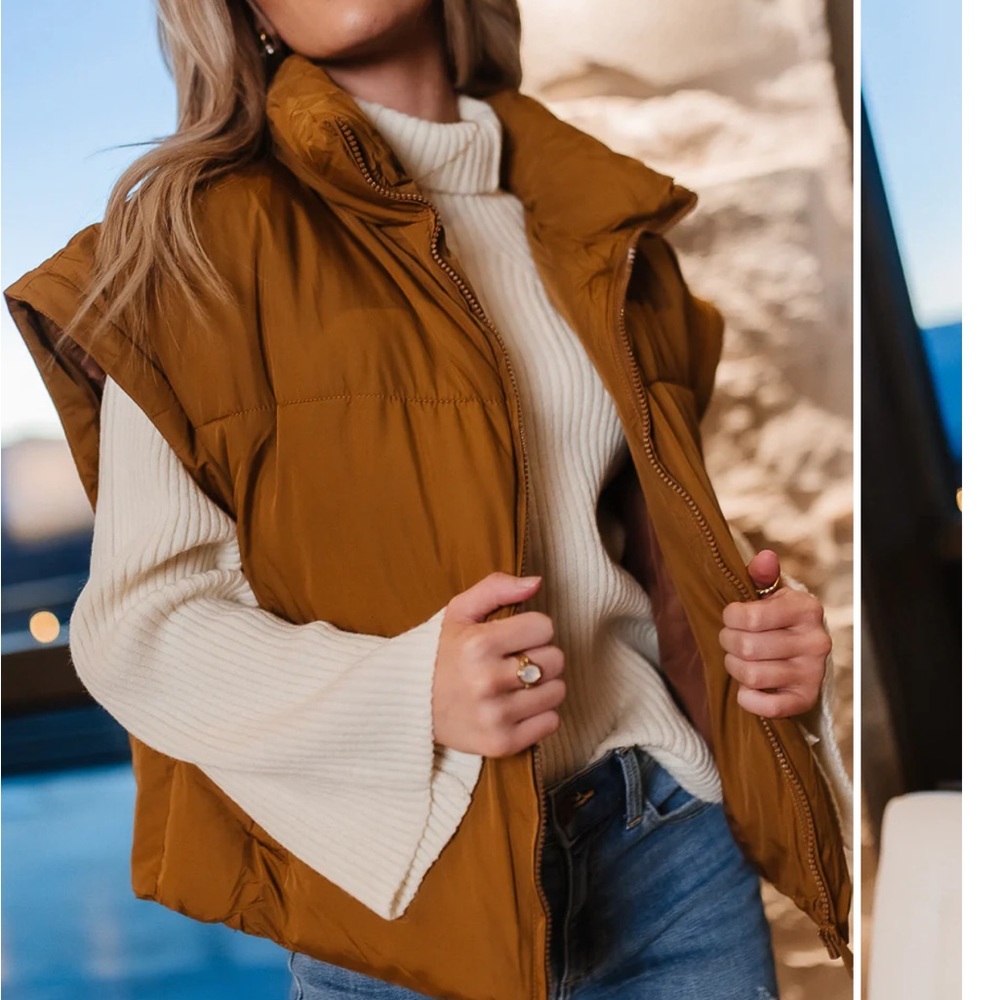 Puffer Jacket with removable sleeves - size Medium